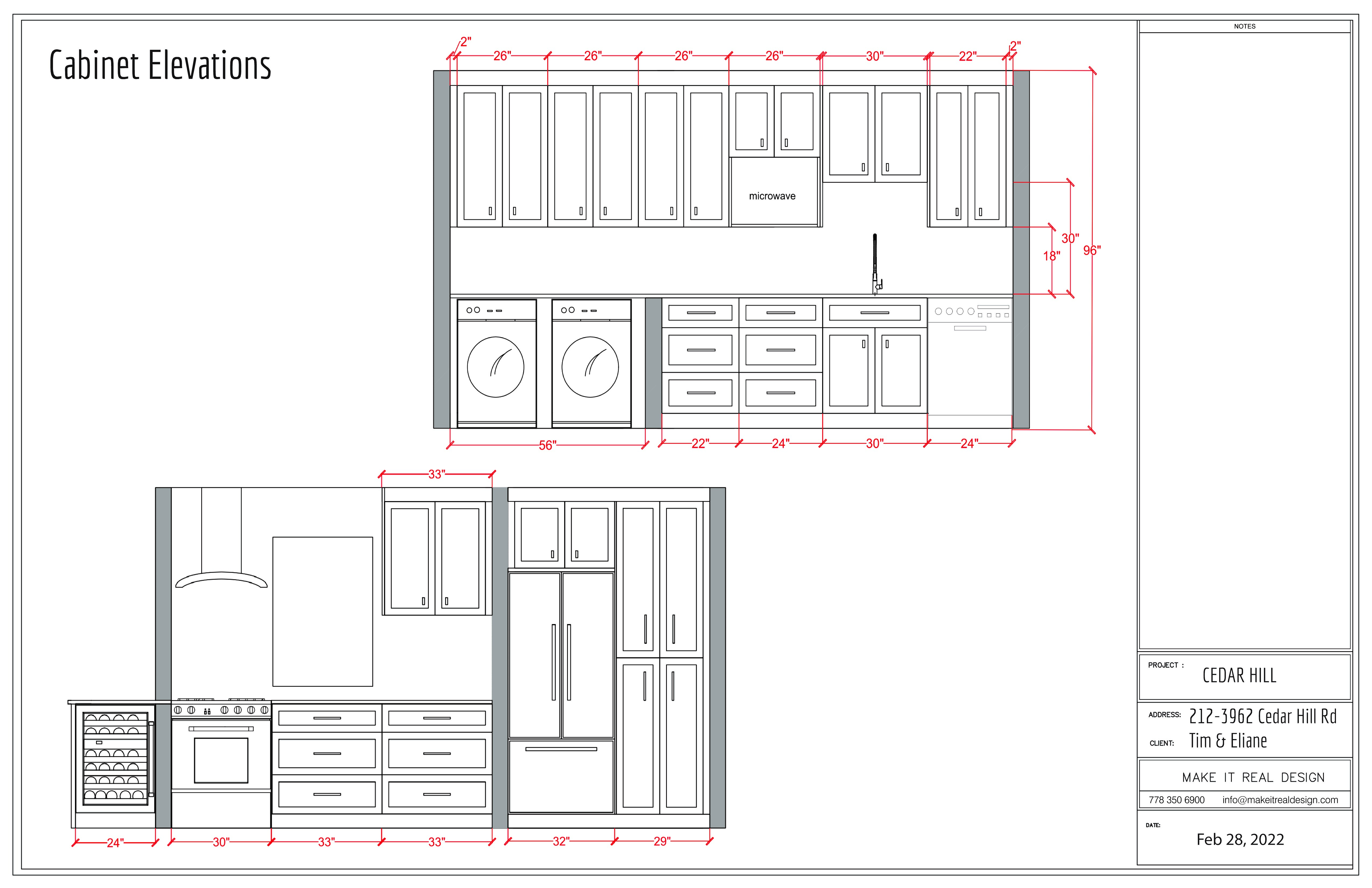 Cabinet Elevations Cabinet Elevations